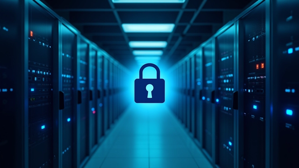 Bilgisayar ağ güvenliği ve veri koruma sistemi gösterimi